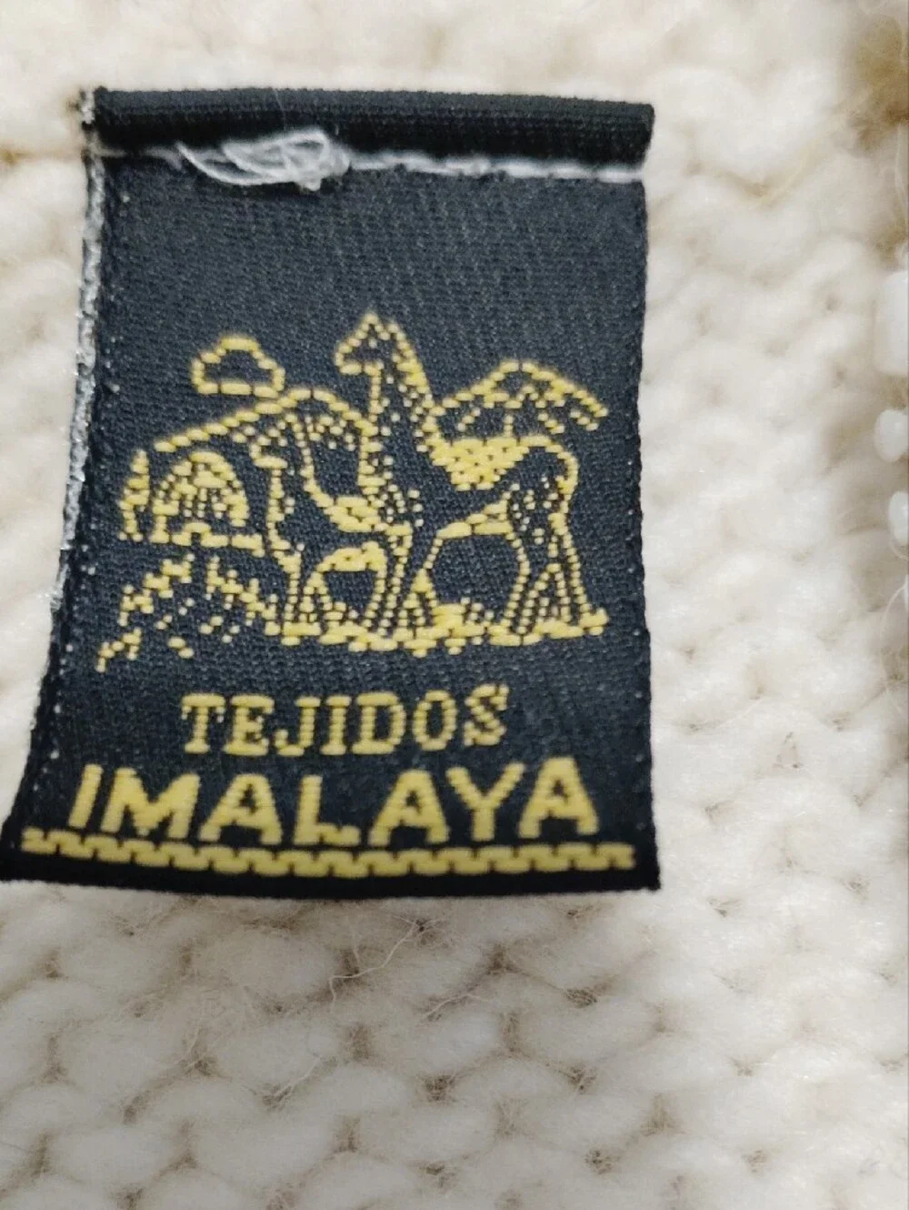 Tejidos Imalaya Kids Wool Hooded Knit Jacket with American Flag Motif